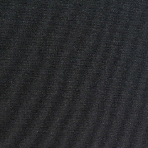 Polyester Stretch Scuba Knit Fabric, 280 gsm, 165 cm — Black, ref EF-277145