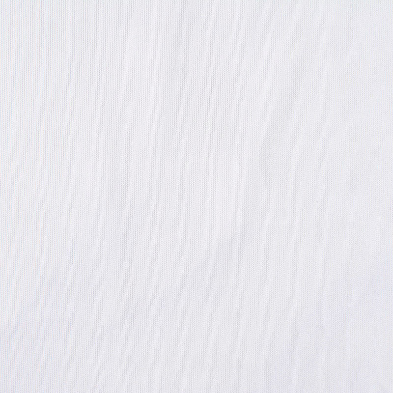 Polyester Stretch Jersey Knit Fabric, 72 gsm, 165 cm — White