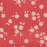 White Floral Crepe, Polyester