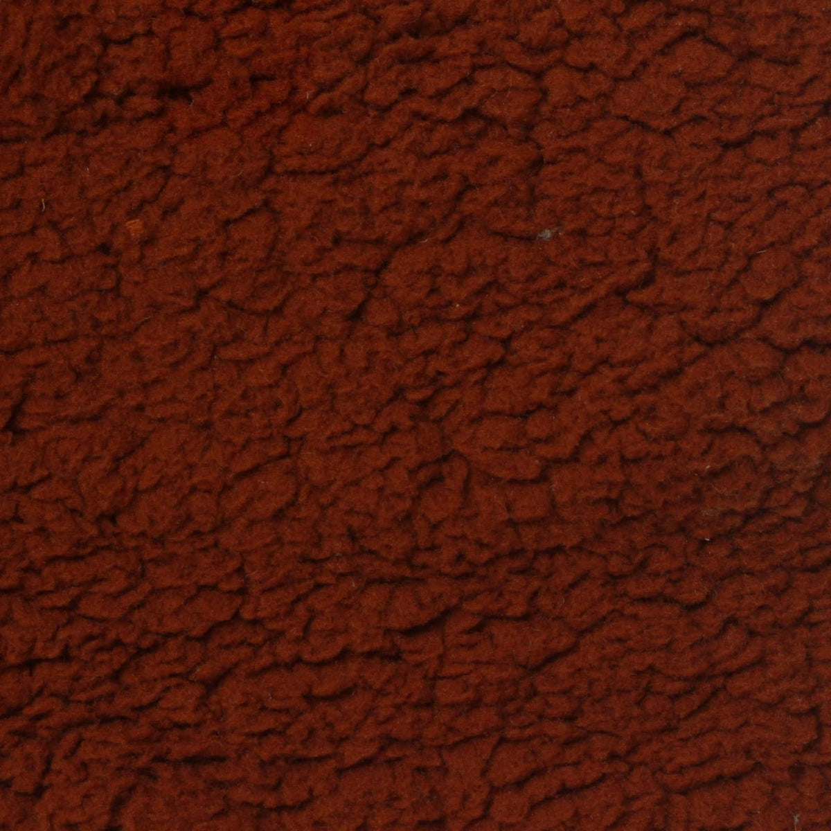 100% Polyester Sherpa Fleece Fabric, 225 gsm, 168 cm — Brown