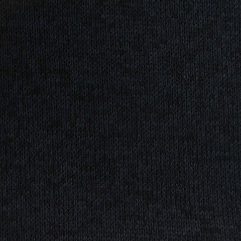 Brushed 100% Polyester Chunky Knit Fabric, 240 gsm, 162 cm — Navy