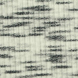 Dark Grey Abstract Rib Knit, Poly-Viscose — texture