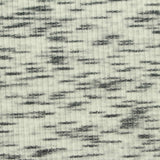 Dark Grey Abstract Rib Knit, Poly-Viscose