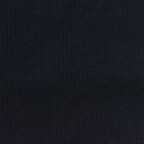 Cotton Polyester Stretch Rib Knit Fabric, 370 gsm, 128 cm — Navy