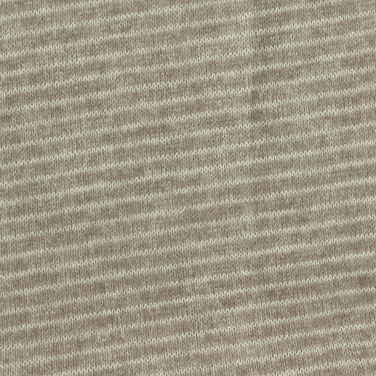 Light Brown Marl Chunky Knit, Poly-Viscose, 200 gsm