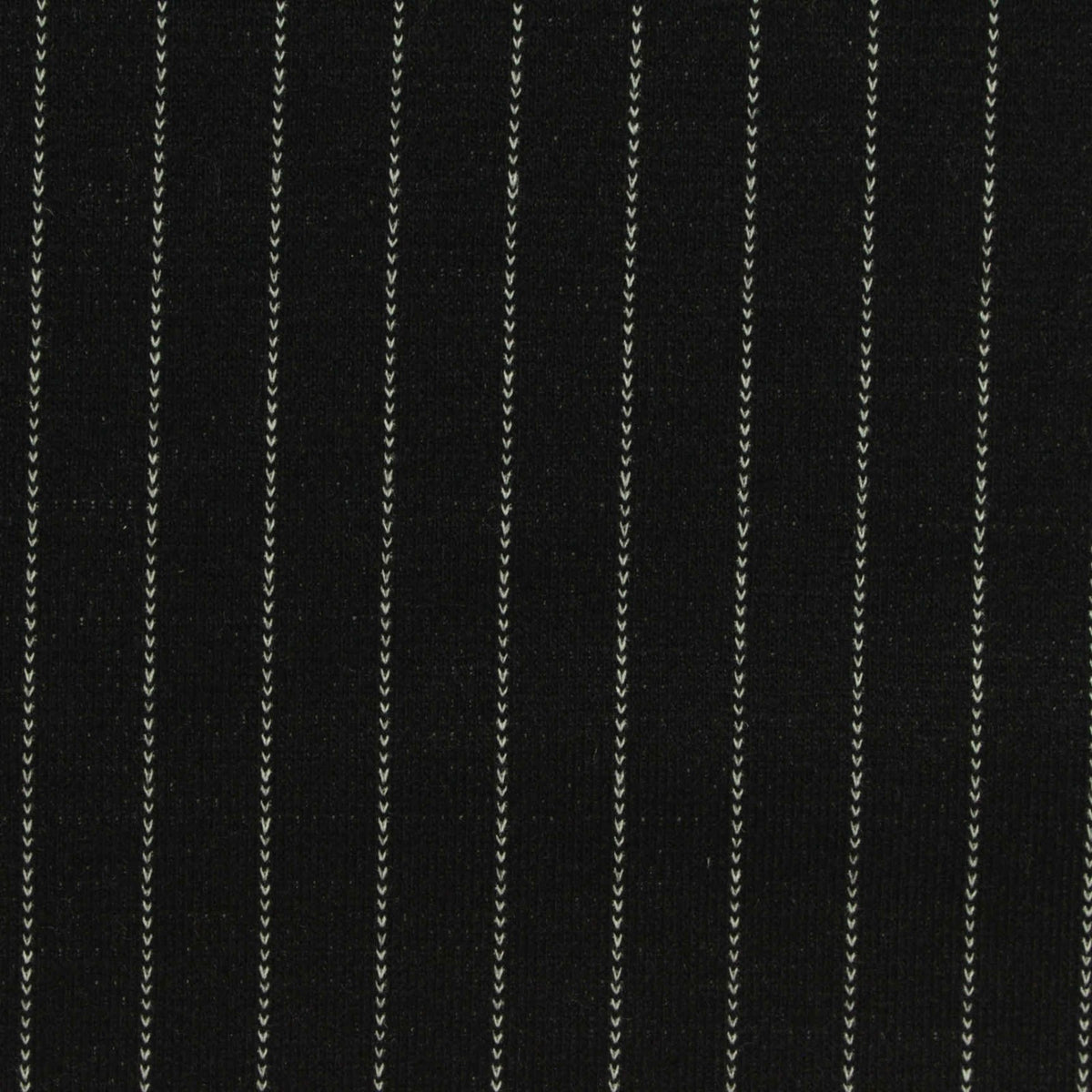 White Chevron Interlock Knit, Poly-Viscose