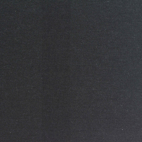 Polyester Stretch Scuba Knit Fabric, 360 gsm, 162 cm — Black