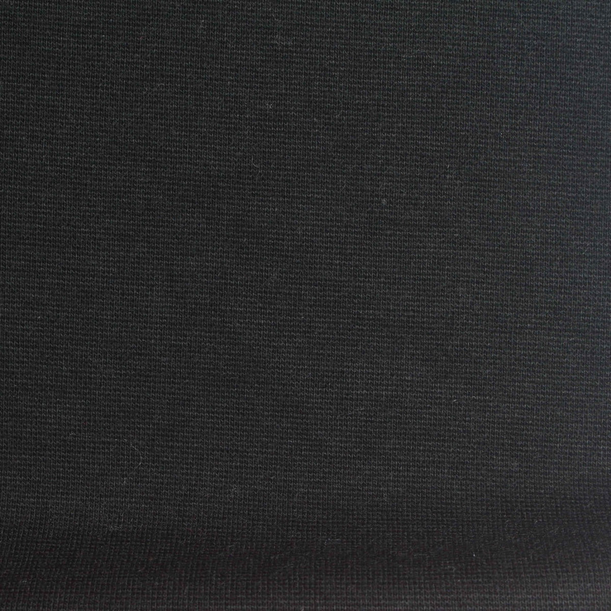 Polyester Stretch Rib Knit Fabric, 325 gsm, 162 cm — Black