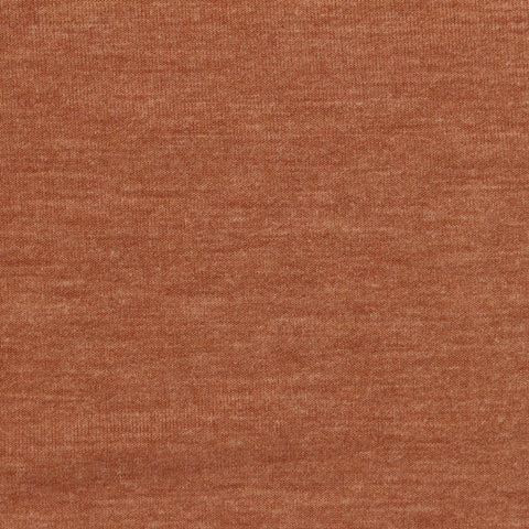 Rust Fine-Marl French Terry, Poly-Viscose