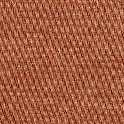 Rust Fine-Marl French Terry, Poly-Viscose