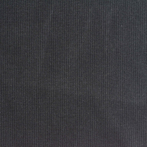 Polyester Stretch Rib Knit Fabric, 273 gsm, 120 cm — Grey