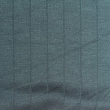 Teal Vertical-Stripe Ponte Knit, Viscose-Nylon