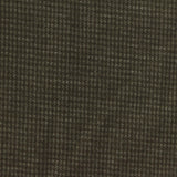 Dark Brown Check Interlock Knit, Cotton-Poly