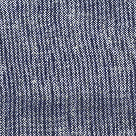 Blue Heathered-Marl Woven, Linen-Tencel Lyocell
