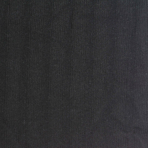 Dark Grey Herringbone Rib Knit, Poly-Viscose