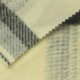 Cream Plaid Jacquard, Polyester