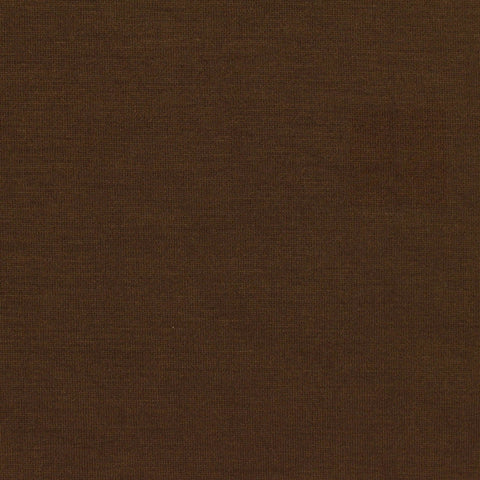 Polyester Modal Stretch Scuba Knit Fabric, 270 gsm, 170 cm — Brown