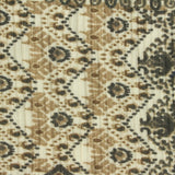 Cream Geometric Rib Knit, Poly-Viscose