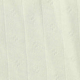 Cream Dots Pointelle Knit — texture