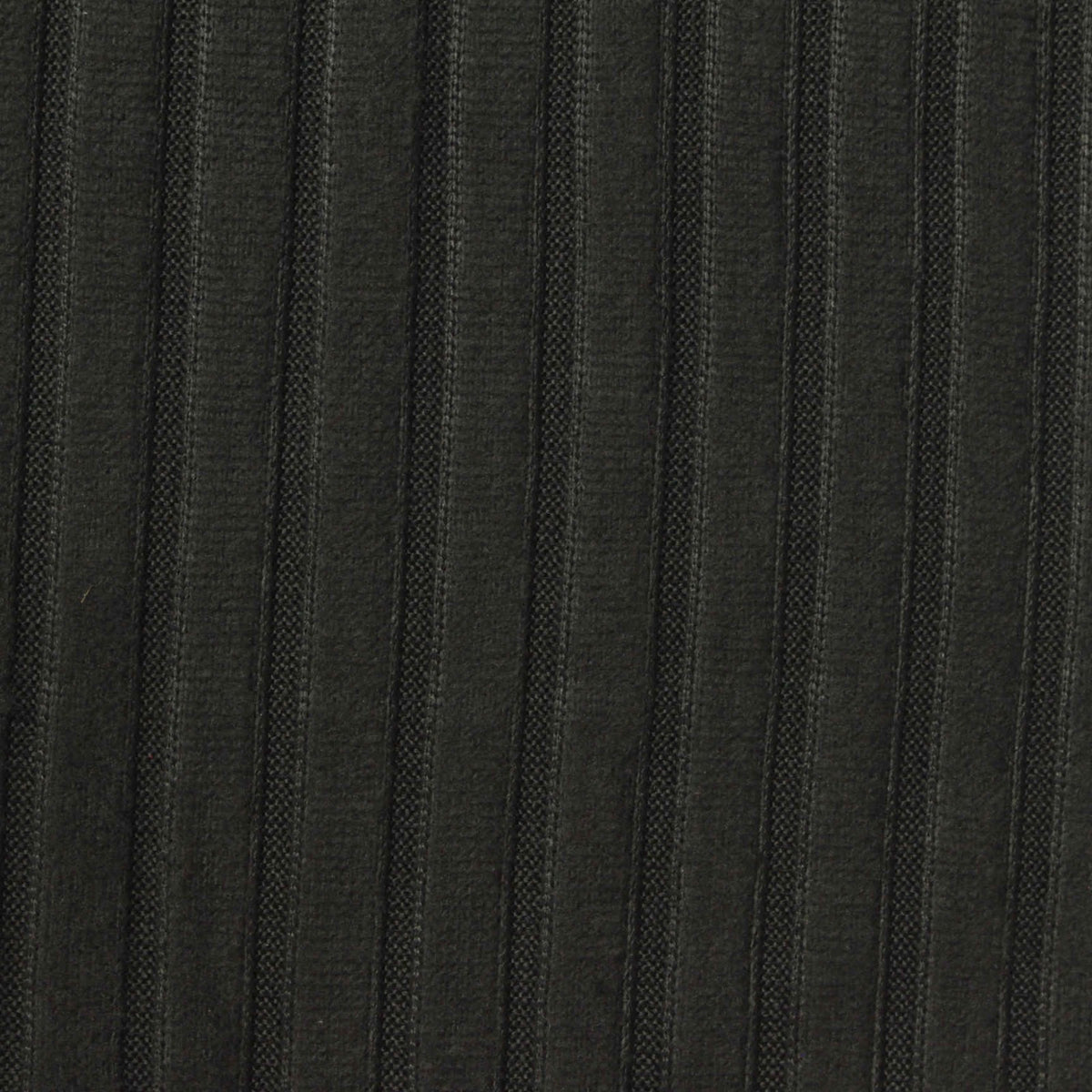 Brushed Polyester Stretch Rib Knit Fabric, 180 gsm, 130 cm — Grey