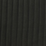 Brushed Polyester Stretch Rib Knit Fabric, 180 gsm, 130 cm — Grey