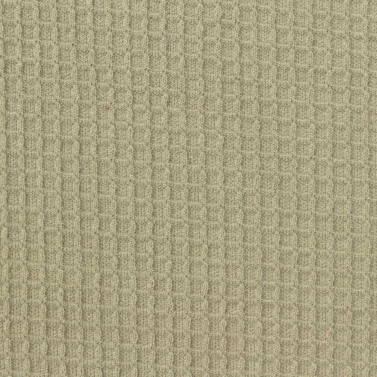 Polyester Viscose Waffle Knit Fabric, 250 gsm, 180 cm — Khaki