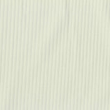 Polyester Stretch Rib Knit Fabric, 170 gsm, 150 cm — White