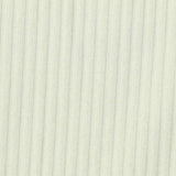 Polyester Stretch Rib Knit Fabric, 170 gsm, 150 cm — White — texture