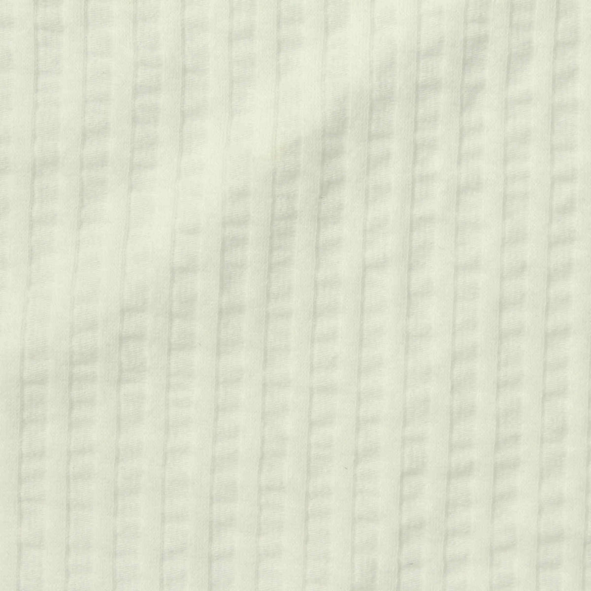 Cream Stripes Interlock Knit, Cotton, 245 gsm