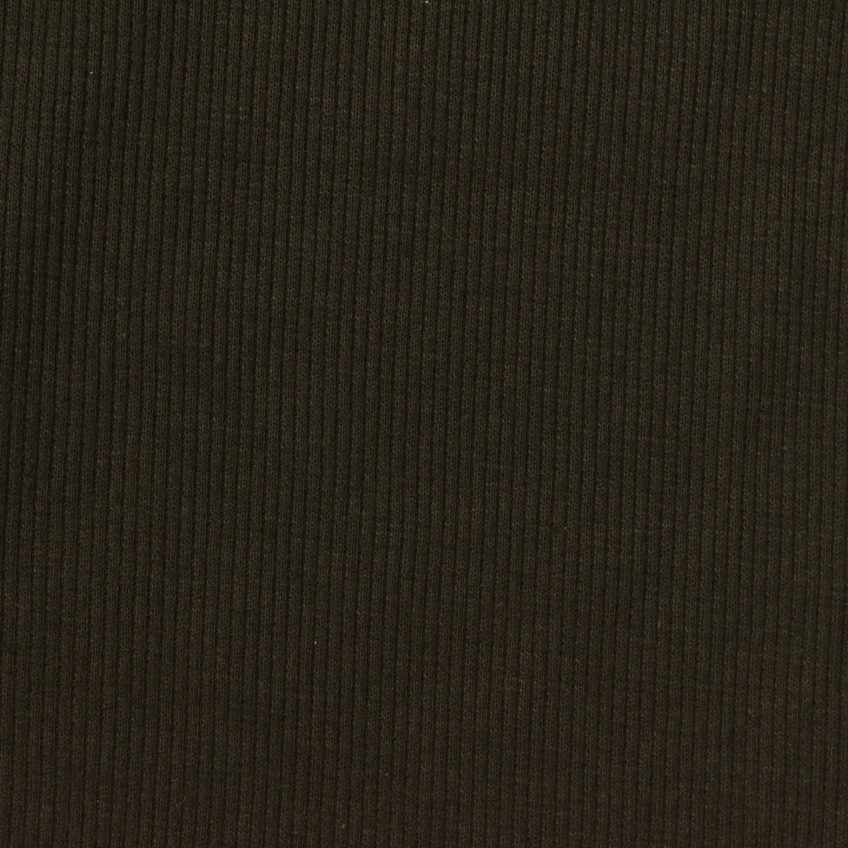 Cotton Polyester Stretch Rib Knit Fabric, 210 gsm, 130 cm — Brown
