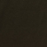Cotton Polyester Stretch Rib Knit Fabric, 210 gsm, 130 cm — Brown