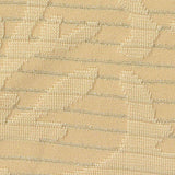 Beige Tone-on-Tone Leaf Pointelle Knit, Polyester — texture