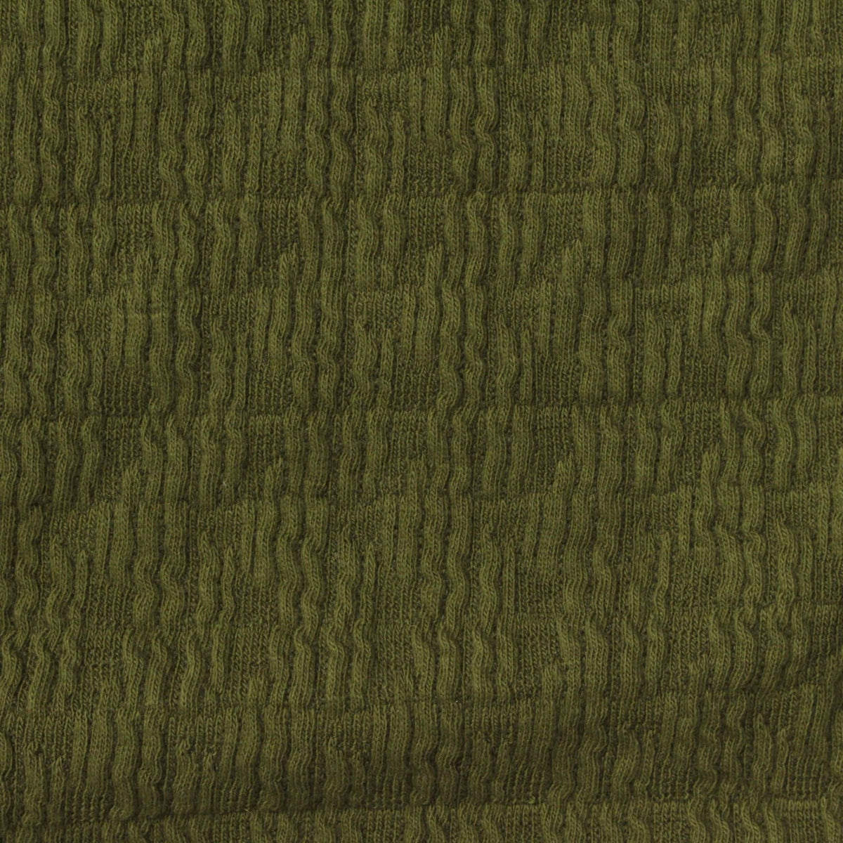 Cotton Polyester Stretch Crepe Fabric, 215 gsm, 130 cm — Green