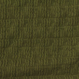 Cotton Polyester Stretch Crepe Fabric, 215 gsm, 130 cm — Green