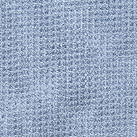 Viscose Polyester Stretch Waffle Knit Fabric, 260 gsm, 165 cm — Blue
