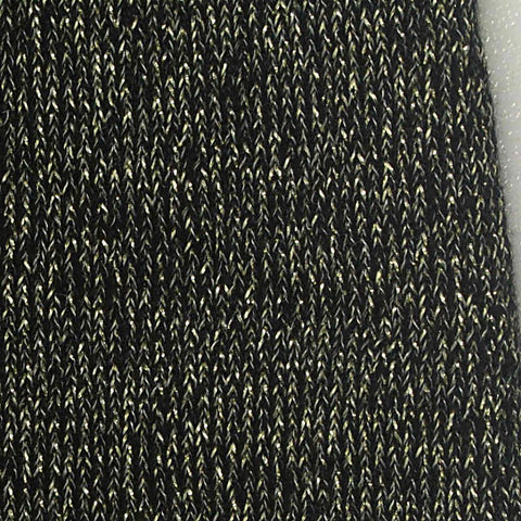 Black Marl Chunky Knit, Viscose-Poly, 240 gsm