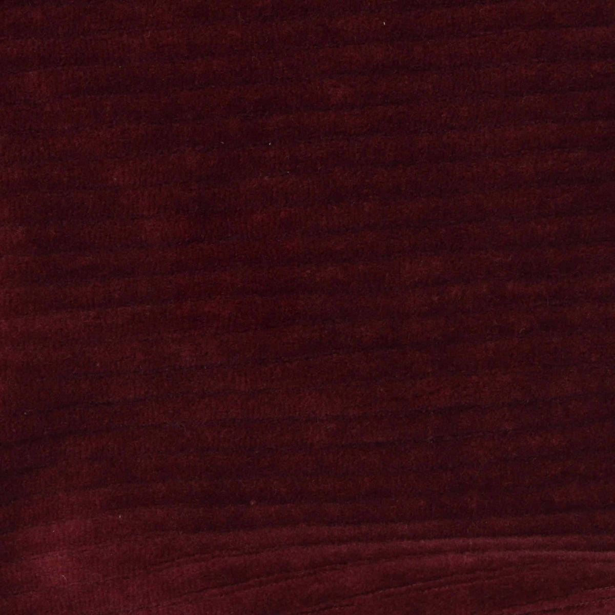 Cotton Polyester Stretch Velvet Fabric, 335 gsm, 155 cm — Red