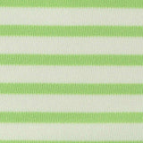 Green Horizontal-Stripe Interlock Knit, Polyester — texture