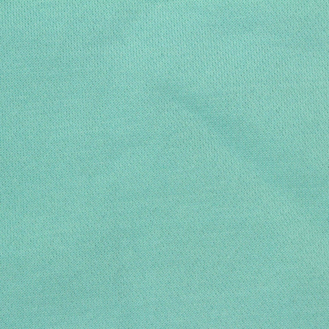 Brushed Cotton Polyester French Terry Fabric, 350 gsm, 180 cm — Blue