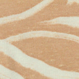 Peach Zebra Ponte Knit, Poly-Linen — texture
