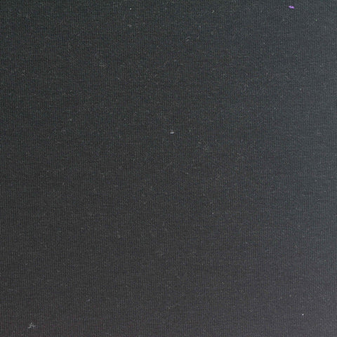 Cotton Polyester Stretch Scuba Knit Fabric, 375 gsm, 160 cm — Black