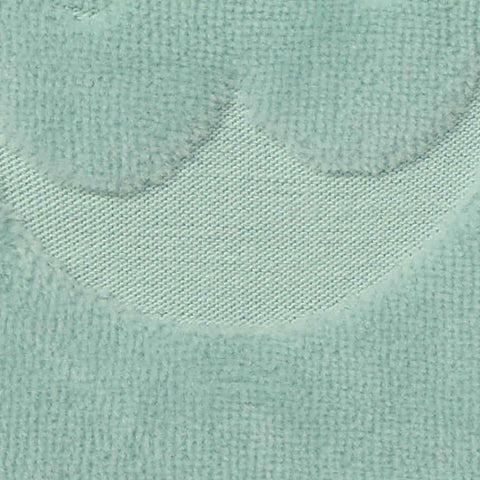 Light Aqua Tone-on-Tone Velvet, Cotton-Poly