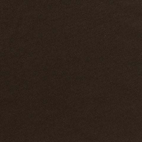 100% Cotton Jersey Knit Fabric, 155 gsm, 180 cm — Brown