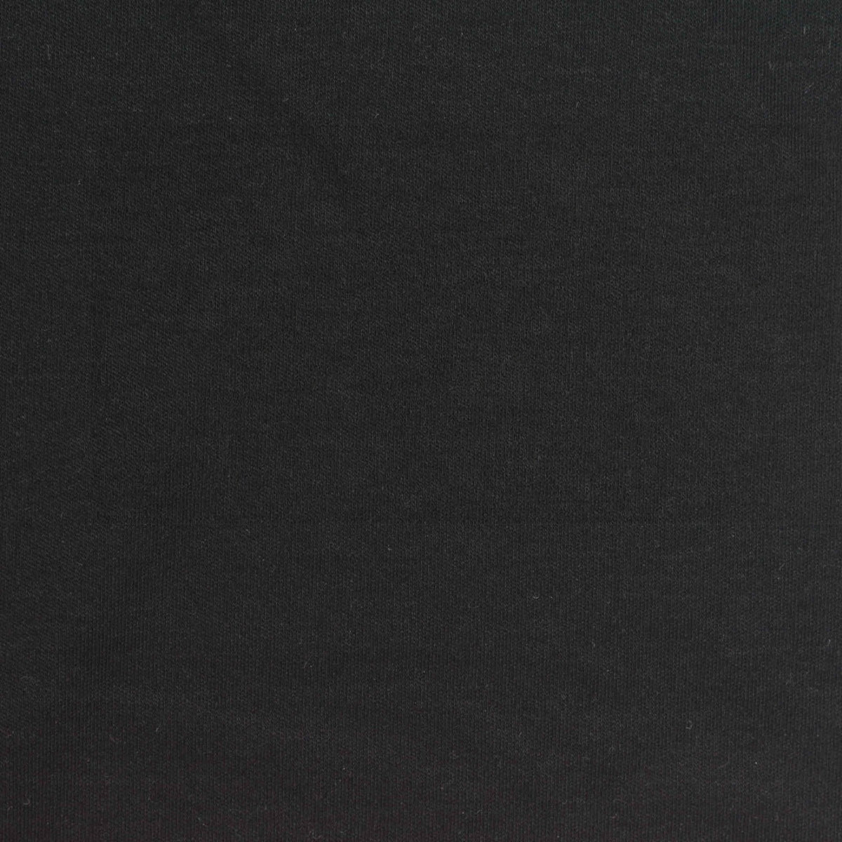 Cotton Polyester Interlock Knit Fabric, 185 gsm, 165 cm — Black