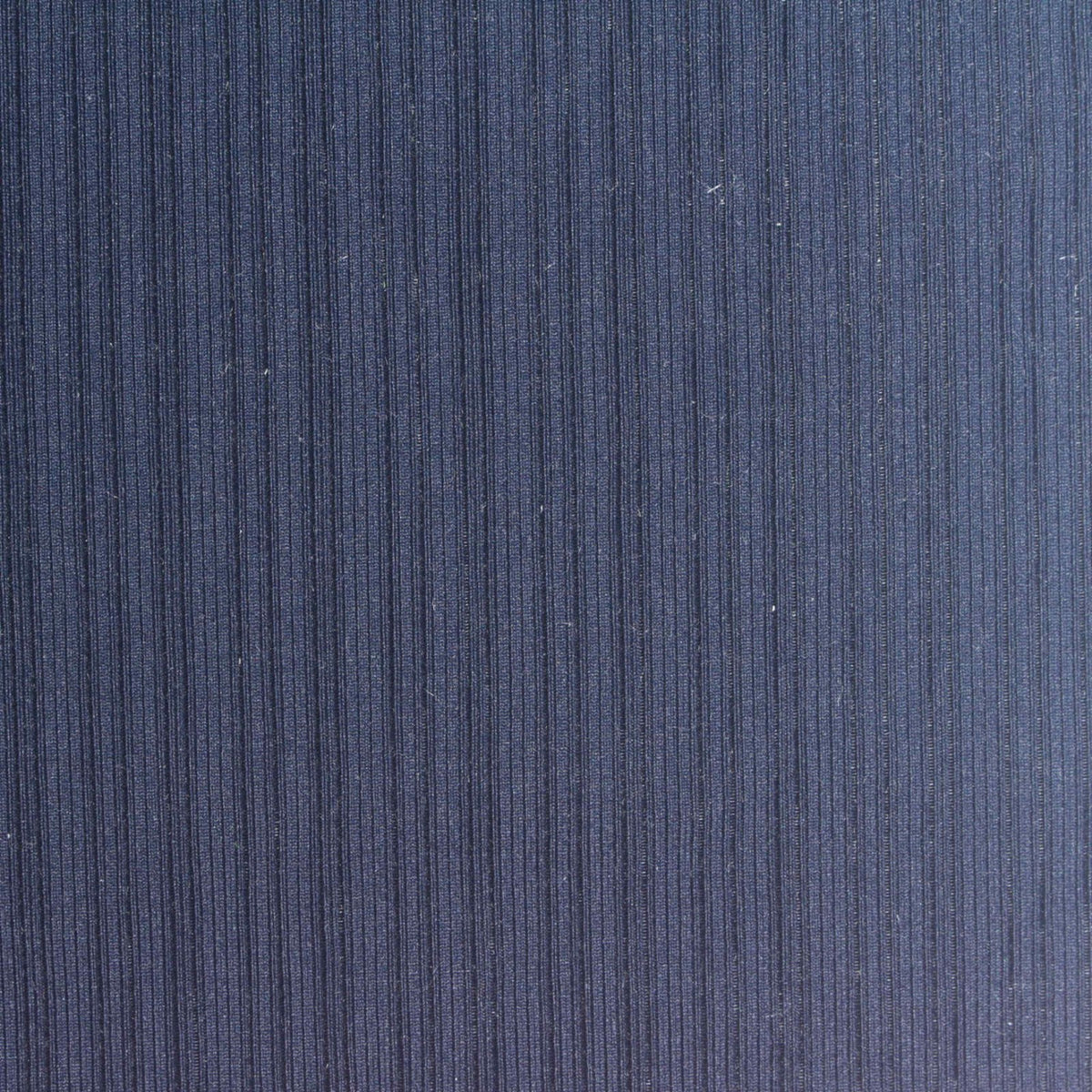 Polyester Stretch Rib Knit Fabric, 250 gsm, 150 cm — Navy