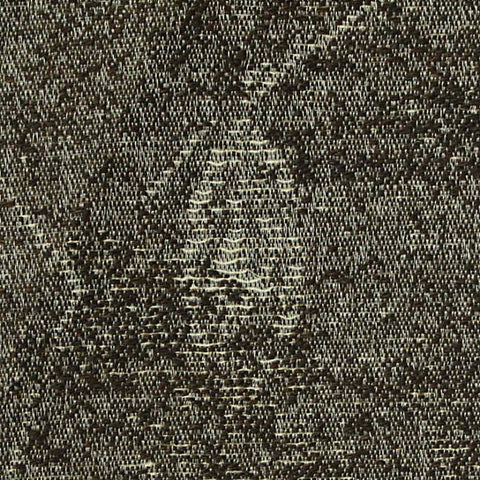 Dark Brown Leaves Scuba Knit, Poly-Cotton