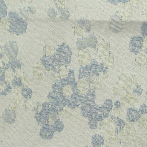 Light Blue Abstract Scuba Knit, Cotton-Poly, 178 gsm