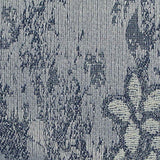 Blue Tone-on-Tone Floral Scuba Knit, Poly-Cotton — texture