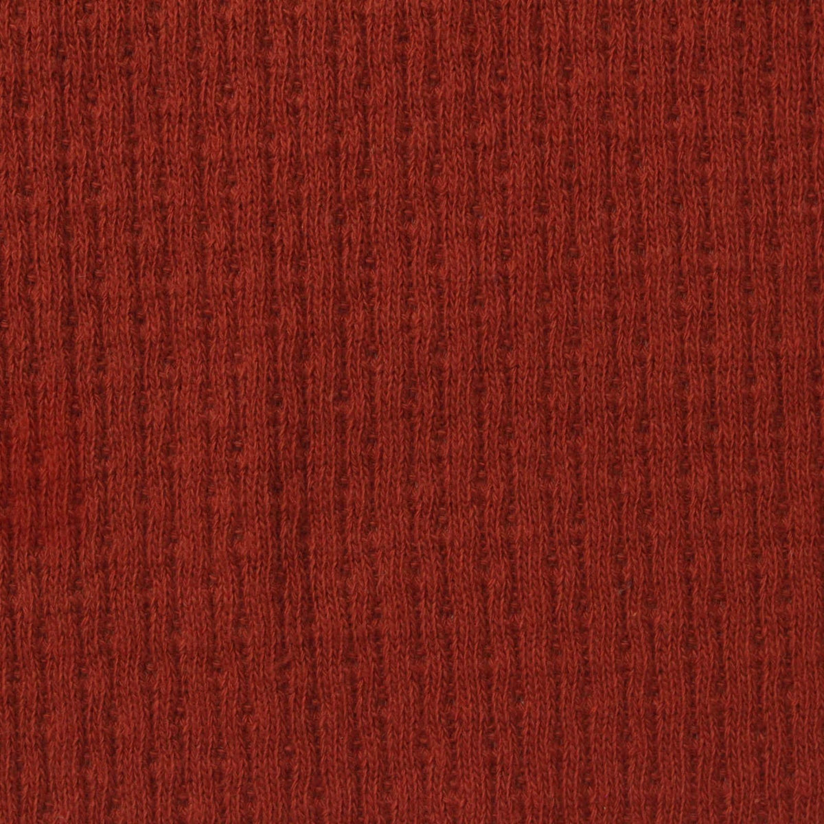 Jacquard Cotton Stretch Rib Knit Fabric, 277 gsm, 170 cm — Red