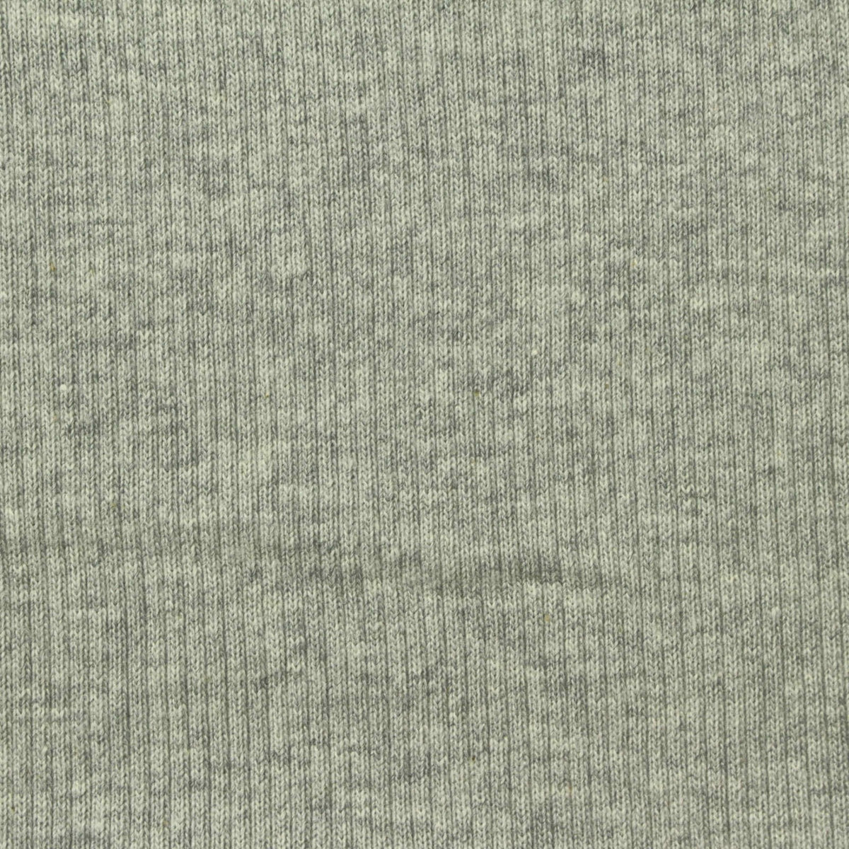 Heathered Grey Marl Rib Knit, Cotton, 273 gsm